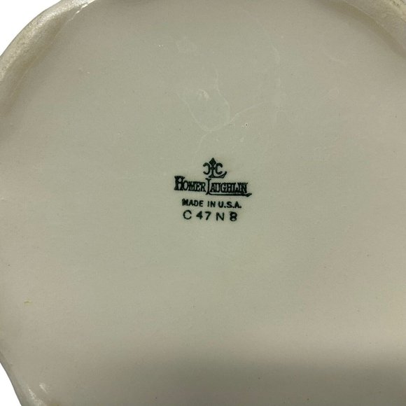 Vintage 1940s Homer Laughlin Jean Republic Soup Tureen Pink Purple Floral USA - Picture 13 of 13